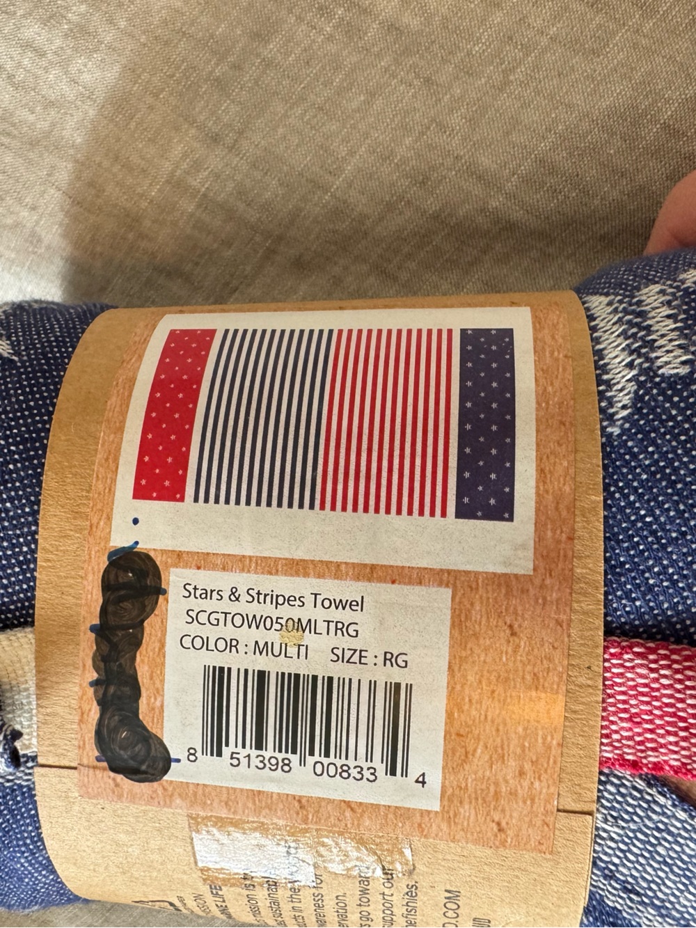 Sand Cloud Stars & Stripes Towel - Picture 7 of 8